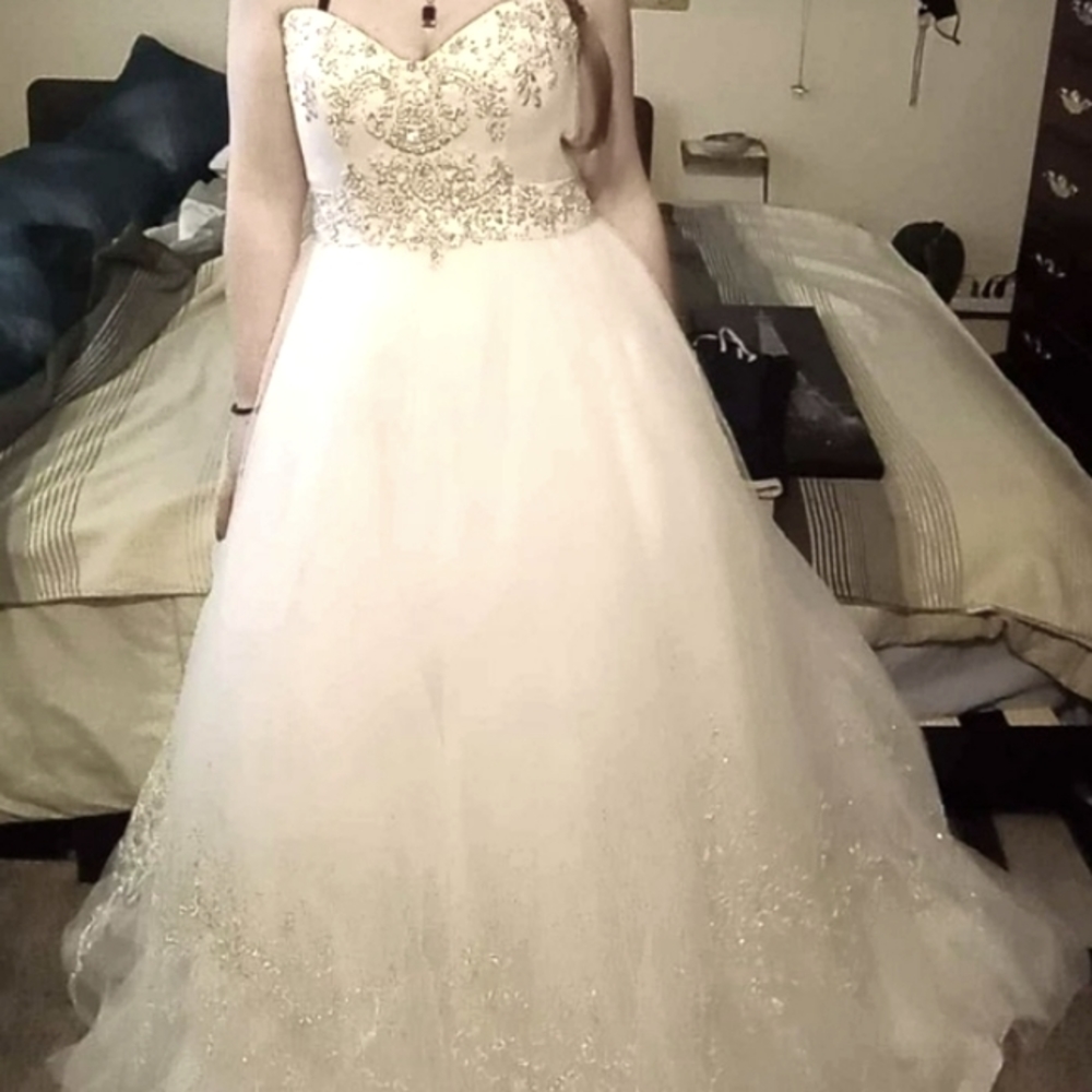 GORGEOUS BALL GOWN BEADING IS ABSOLUTELY EXQUISITE... HURRY BUY NOW!!!!!